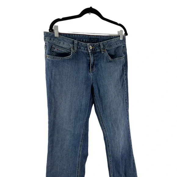 Tommy Hilfiger Blue Jeans Womens Size 14 Pants Pockets Zipper - Picture 3 of 8